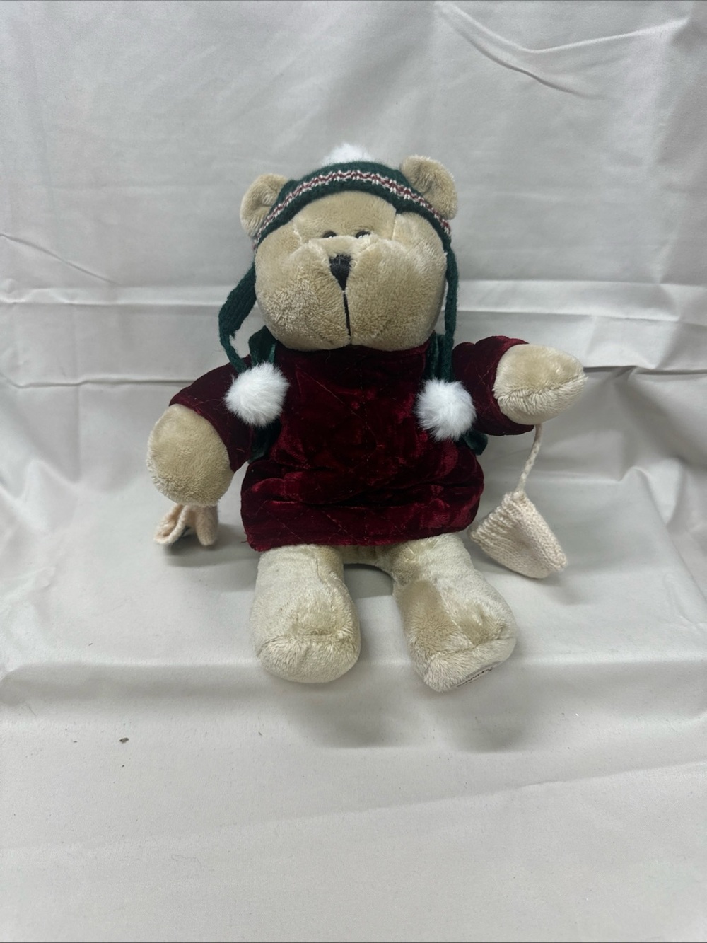Starbucks Bearista Bear Holiday Christmas Costume Plush Toy Nwt 2005 42nd